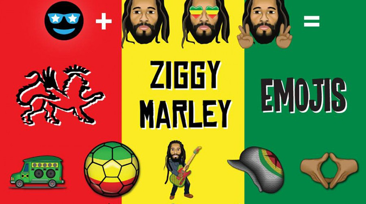 Emojis de reggae Ziggy Marley
